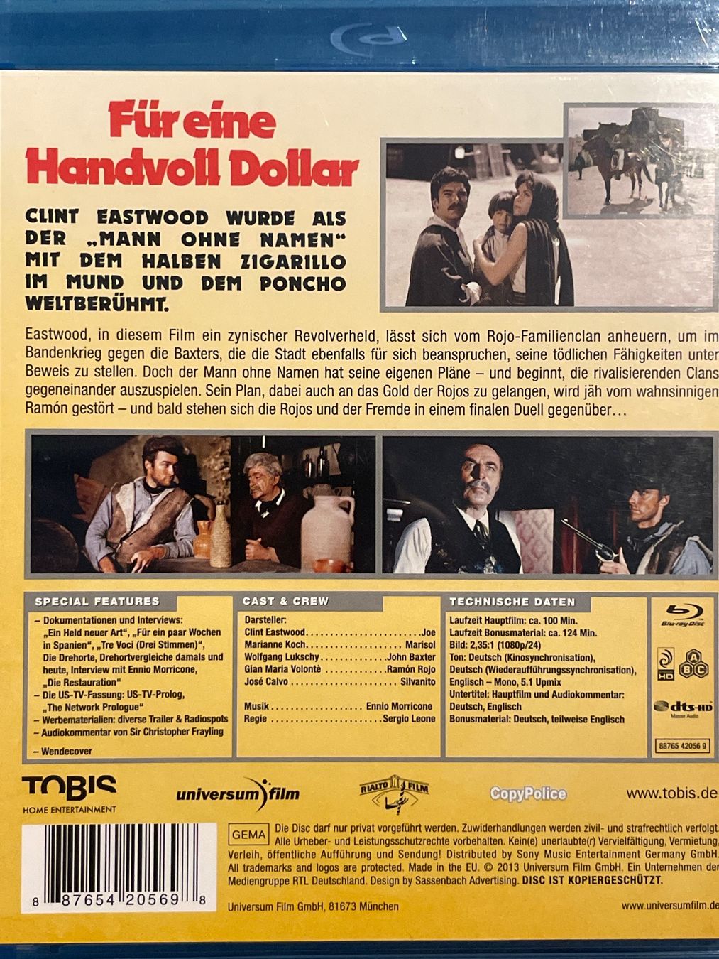 Tutti i DVDs: Für eine Handvoll Dollar  (1964) – Nuovo (secondo la descrizione) da Waldenburg venduto da Gonzo8 1
