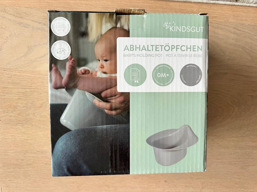 Pentole: NEU Abhalte-Töpfchen Kindsgut grau – Nuovo e nell'imballaggio originale da Meilen venduto da JuliaFantasma 1