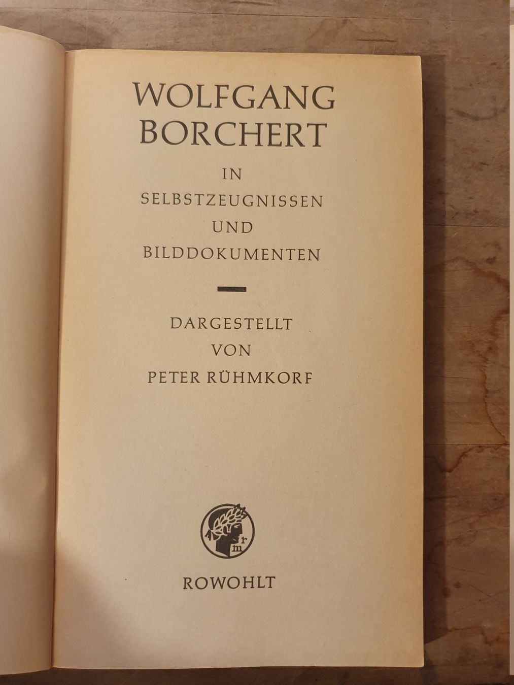 Libri: Wolfgang Borchert RoRoRo – Usato da Zürich venduto da loosebone 1