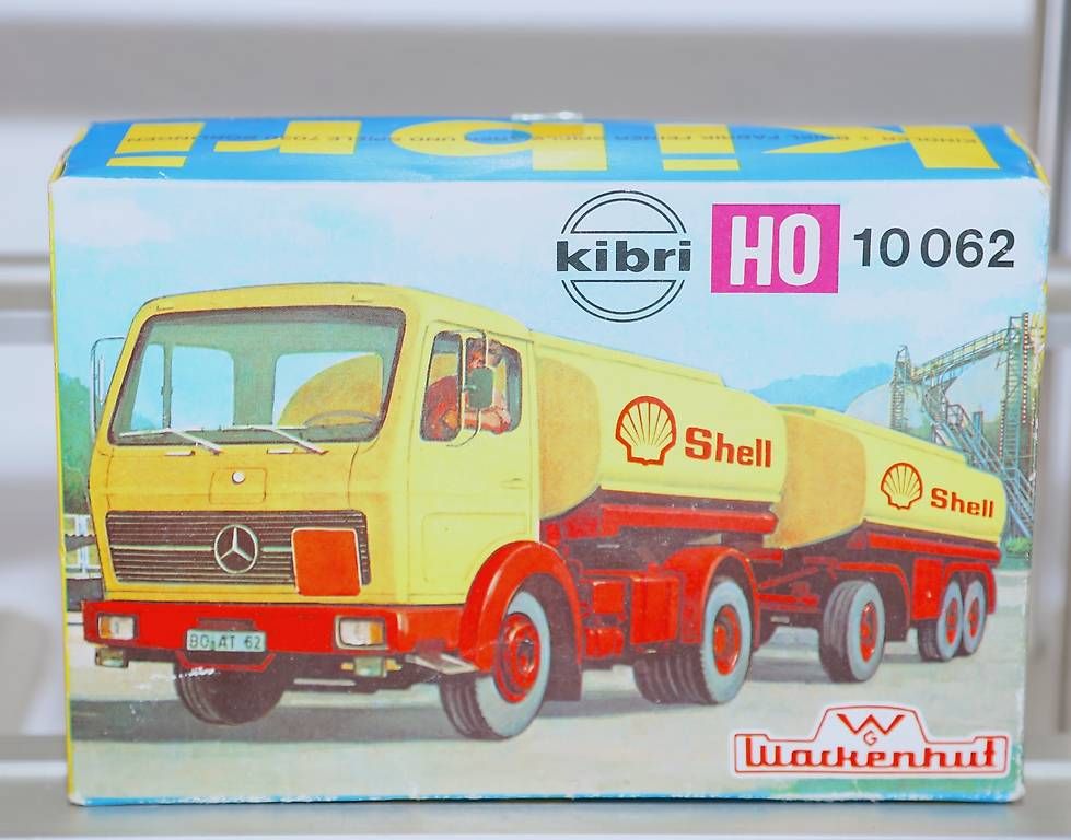 Kibri Modellautos: VINTAGE KIBRI HO SHELLTANKWAGEN +ANHÄNGER  + KIPPER +ANHÄNGE – Gebraucht aus Ipsach von Merlux 1