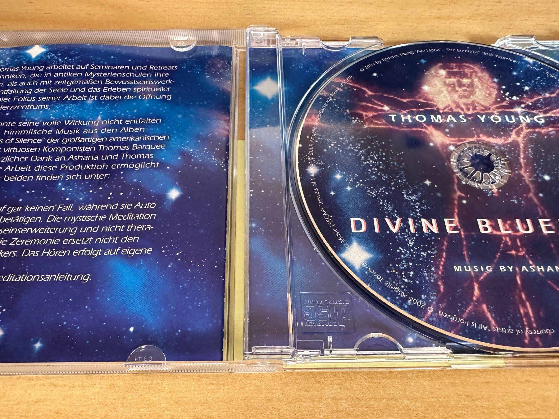 CD: Thomas Young, Ashana – Divine Blueprint – Usato da Rikon im Tösstal venduto da Alpenmutz 2