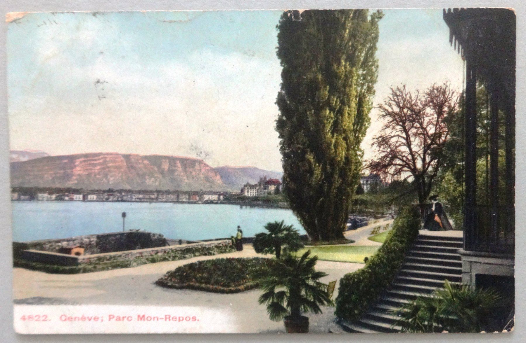 Cartoline postali: Genève, Parc Mon-Repos – Difettoso da Fétigny venduto da Billy2miny
