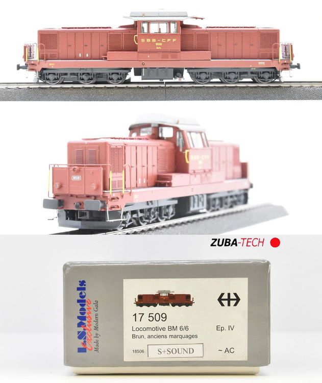 LSModels 17509 Diesellok Bm 6/6 SBB H0 WS Digital mit OVP Kaufen auf