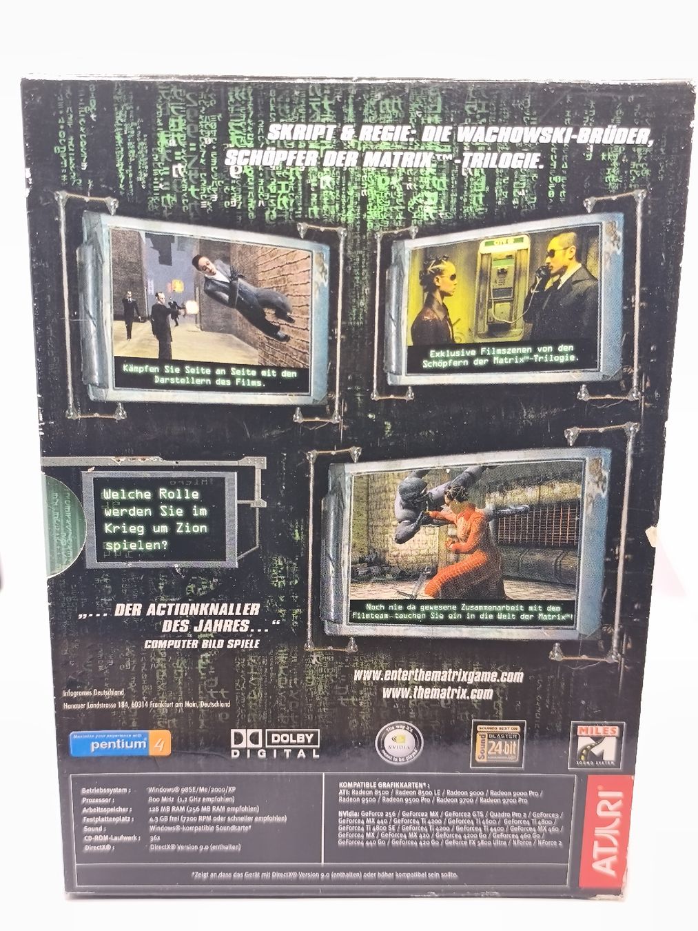 Microsoft Giochi: box PC CD-ROM Enter the Matrix Atari – Usato da Conthey venduto da Th3gr4yf0x 2