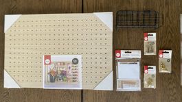 Rayher Lochplattenset mit Zubehör 40x60cm neu Pin&Peg Bastel