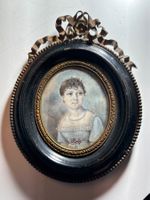 Porträt Miniatur Empire antik um 1800 Original