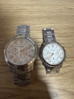 Armbanduhren Set Fossil Edelstahl