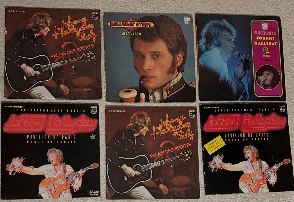 Schallplatten: Disques 33 tours Johnny Hallyday – Gebraucht aus Vionnaz von Tchabels 1