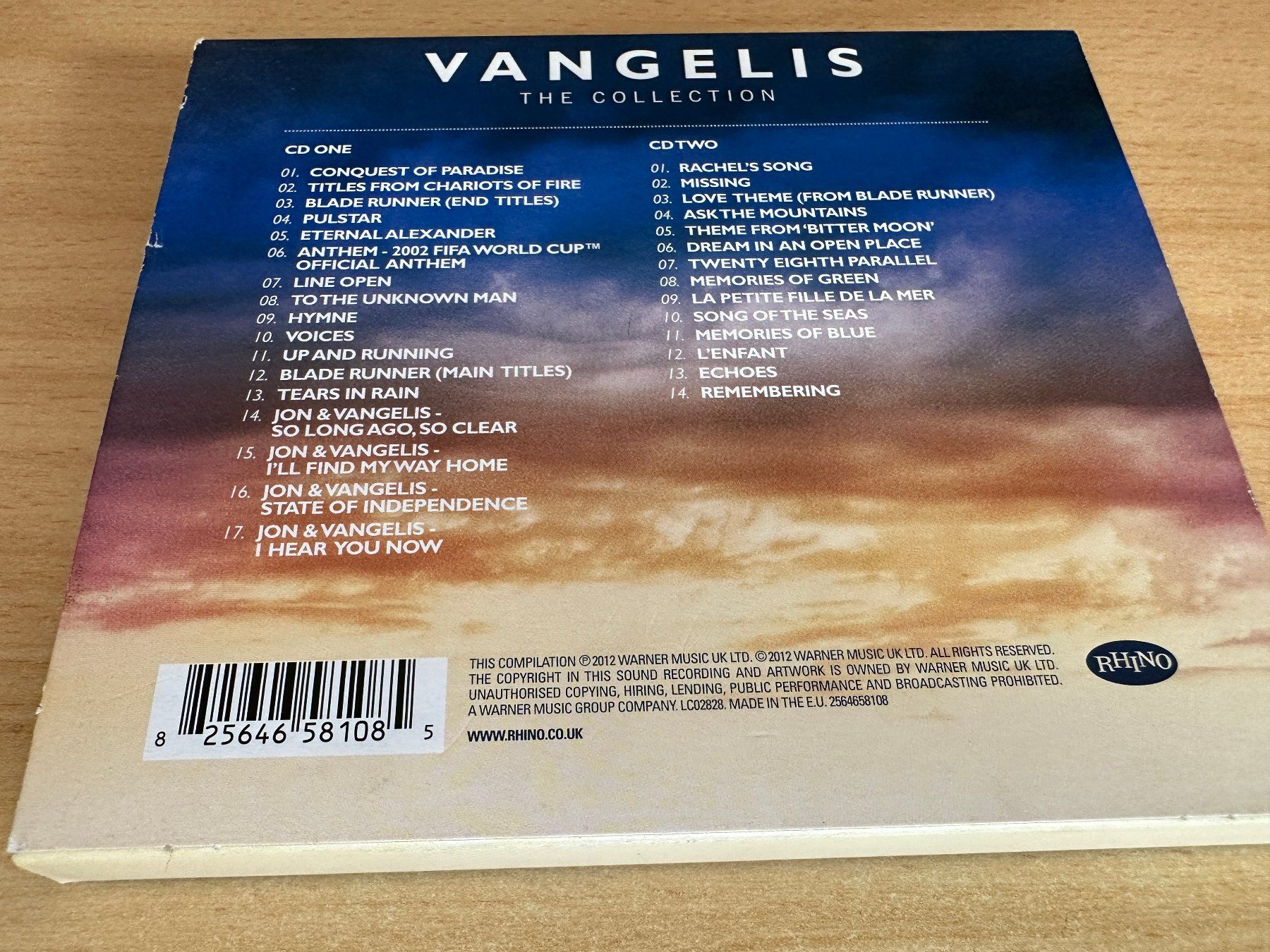CD: Vangelis – The Collection - 2 CD – Usato da Rikon im Tösstal venduto da Alpenmutz 1