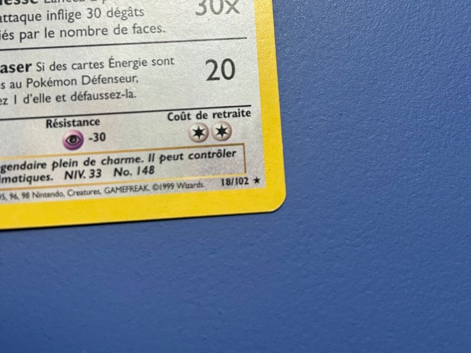 Pokémon Sammelbilder & Trading cards: Carte Pokémon Draco 18/102 Set de Base FR – Gebraucht aus Schlieren von happymerchant64 3