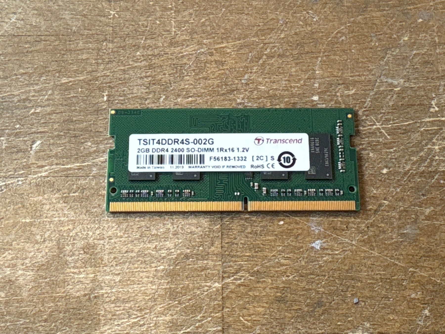 Memory / RAM: Arbeitsspeicher Laptop Transcend DDR4 RAM 2GB – Gebraucht aus Chur von Feschtland