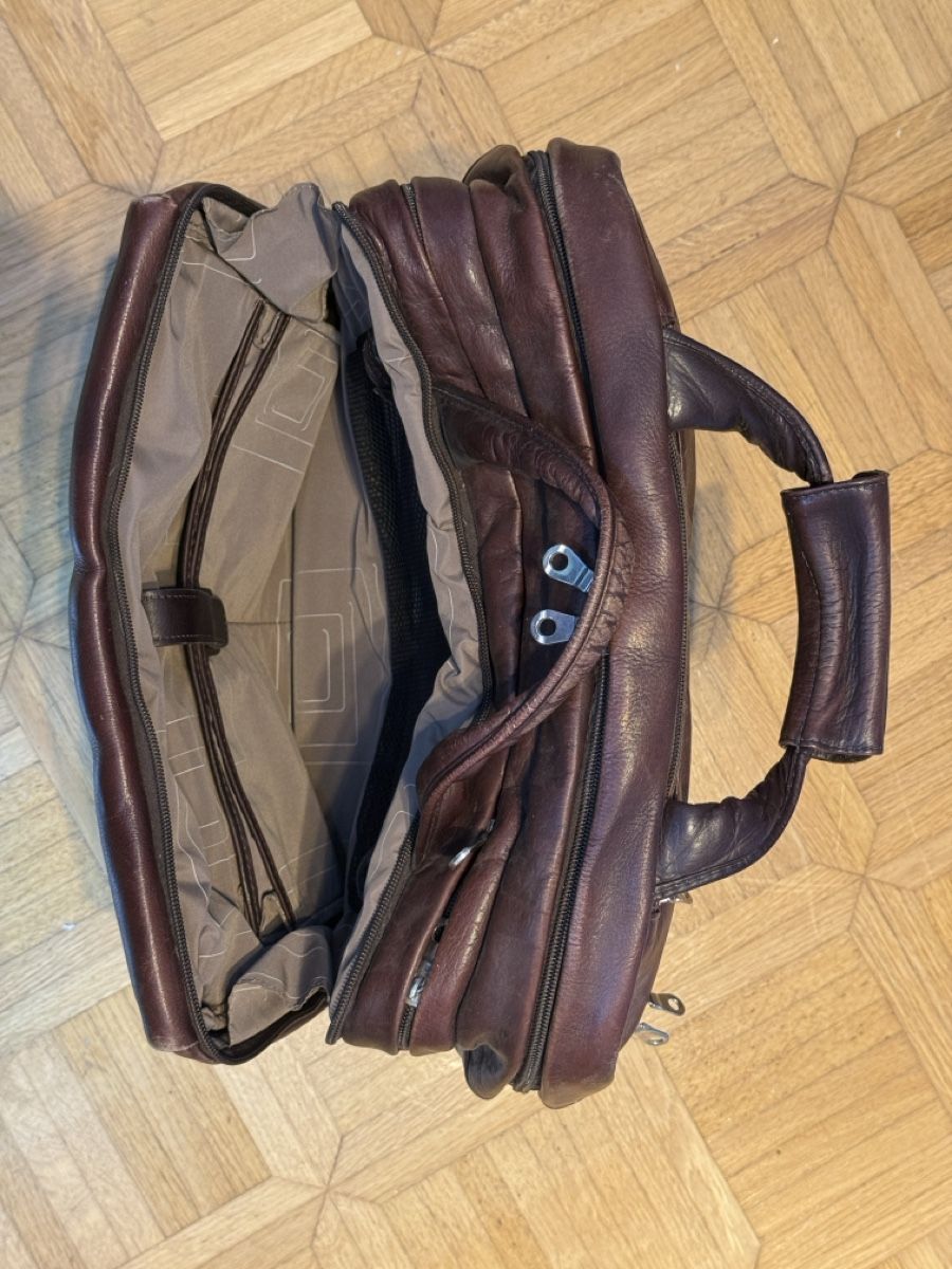 Borse: HAROLDS Ledertasche Rollkoffer braun, Vintage – Usato da Aarburg venduto da Spiderandman 6