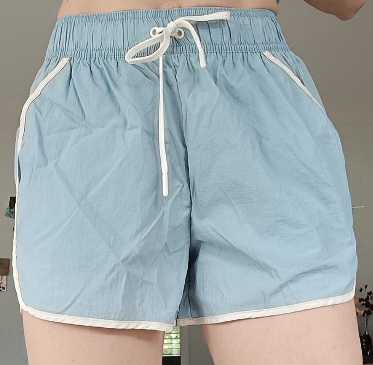 Short De Bain Primark Garçon Taille 5-6 Ans - Bleu, Style Bermuda, Coulisse - Très Bon état