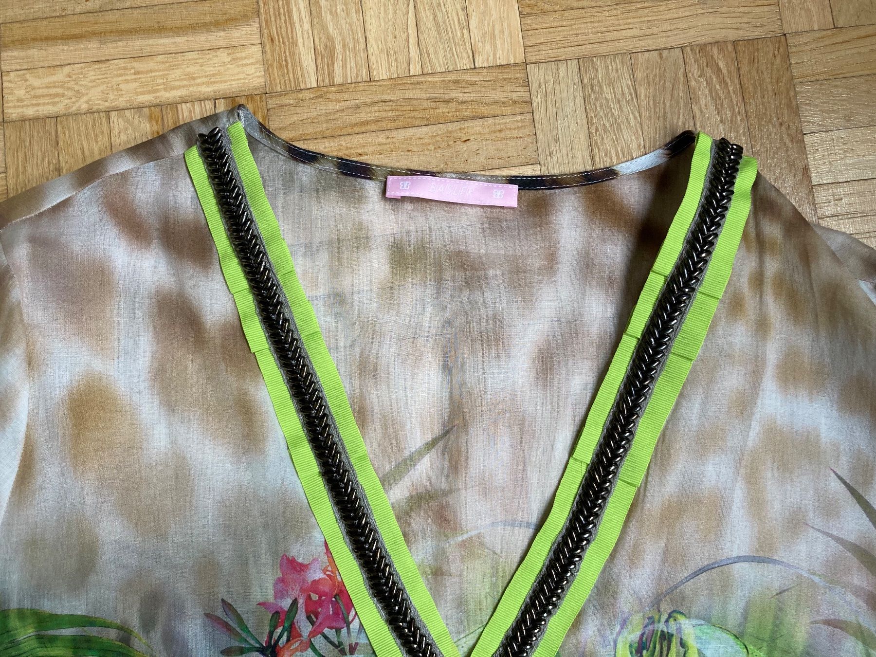 Tuniche: BASLER Bluse Tunika Rainforest Leo NEU 44 Perlen BW – Nuovo (secondo la descrizione) da Binningen venduto da Kaila61 1