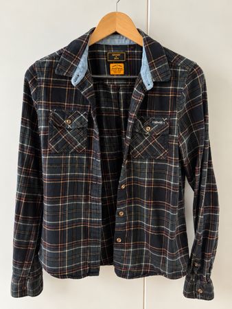 Superdry Damen Flanellhemd kariert – Grösse S