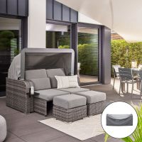 20236 - Strandkorb LOLA - mit Abdeckung Liege Lounge