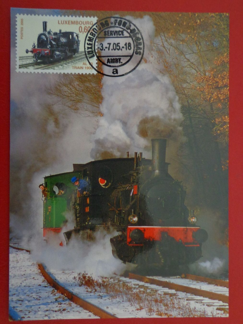 Tutti i francobolli: Maximumkarte MK Luxembourg 2005, Eisenbahn – Usato da Le Locle venduto da aou_rf8w
