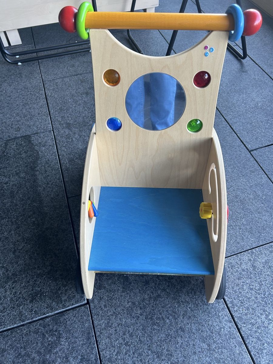 Veicoli per bambini: Lauflernwagen Holz mit Spielzeug – Usato da Zürich venduto da Giulia-91 1