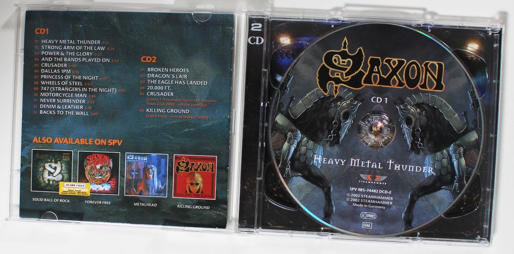 CD: 2CD - SAXON - HEAVY METAL THUNDER – Usato da Brüttisellen venduto da Collector-Corner 1