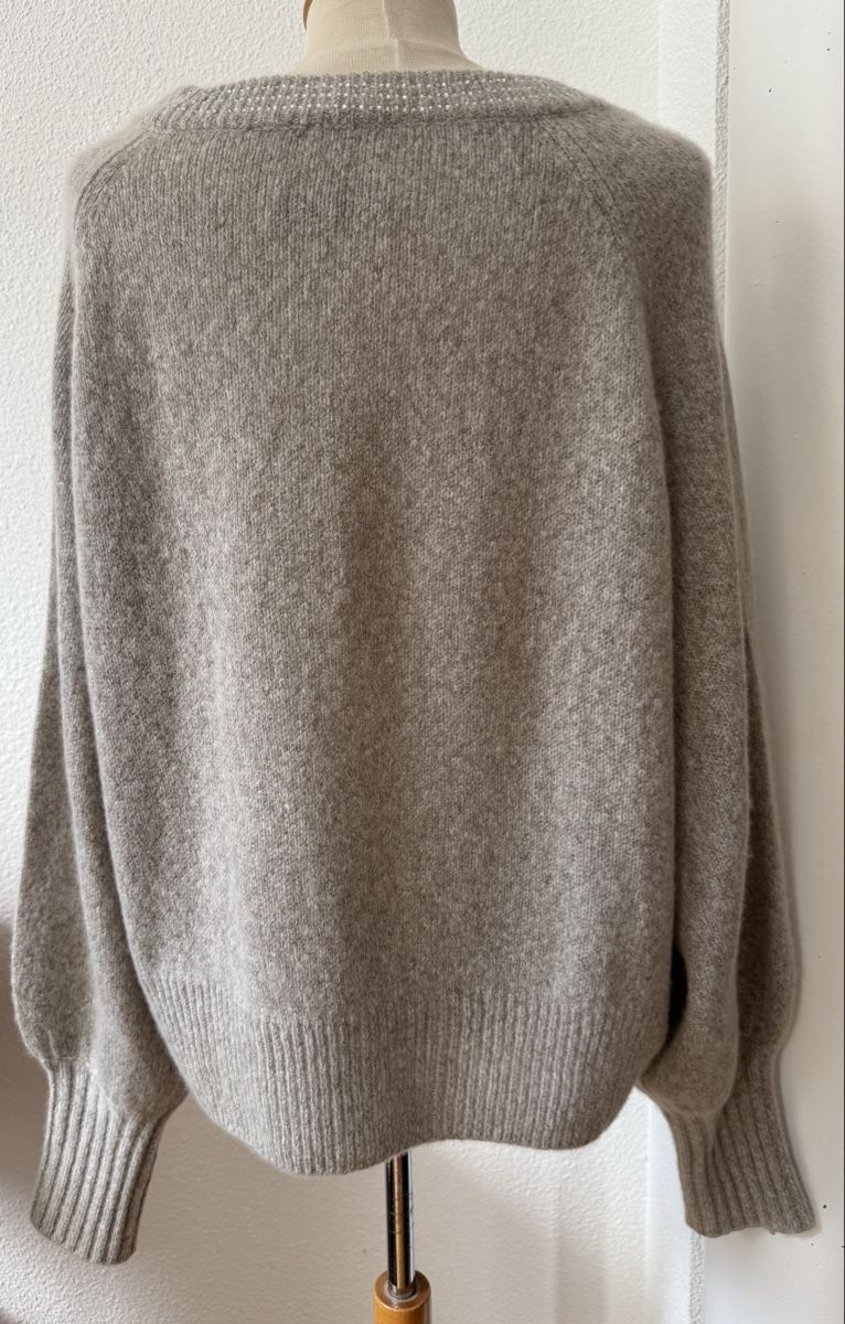 Max & Moi Maglioni & Felpe: Pull Max & Moi Paris 100% cachemire beige strass taille M – Nuovo (secondo la descrizione) da Morges venduto da sandy069 4