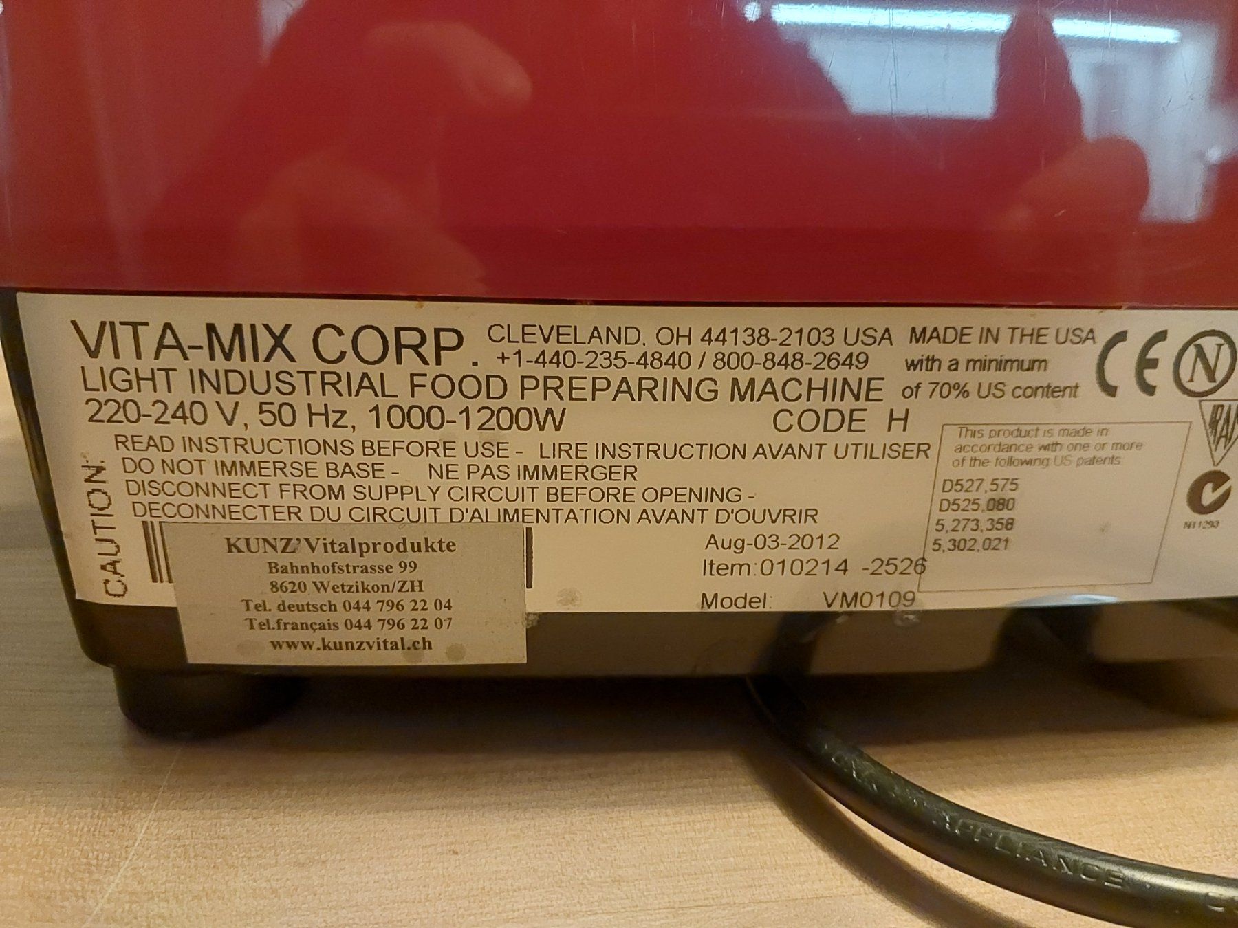 Vitamix Küchengeräte: Vitamix – Gebraucht aus Bern von Utos 2