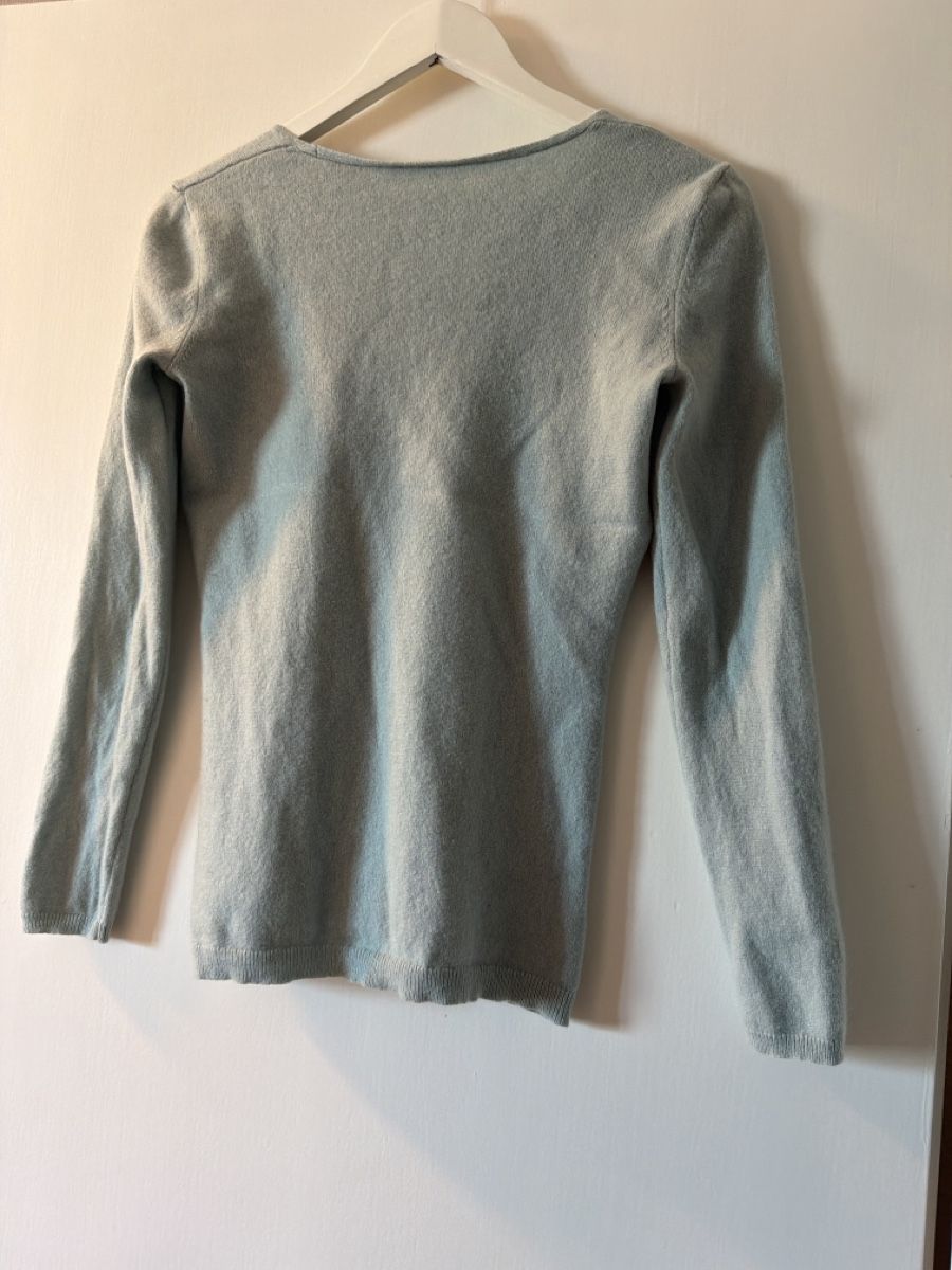 Pulls & Sweat-shirts: Damen Pullover Kaschmir hellblau V-Ausschnitt – D'occasion à zürich par resagrev 1