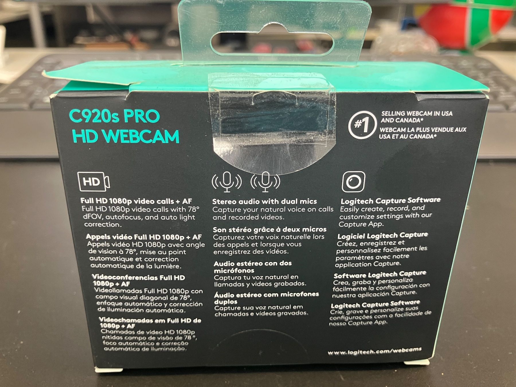 Logitech Webcams: LOGITECH  C920S  Pro HD Webcam – Neu und originalverpackt aus Aarburg von Wendepunkt_Fundgrube 2