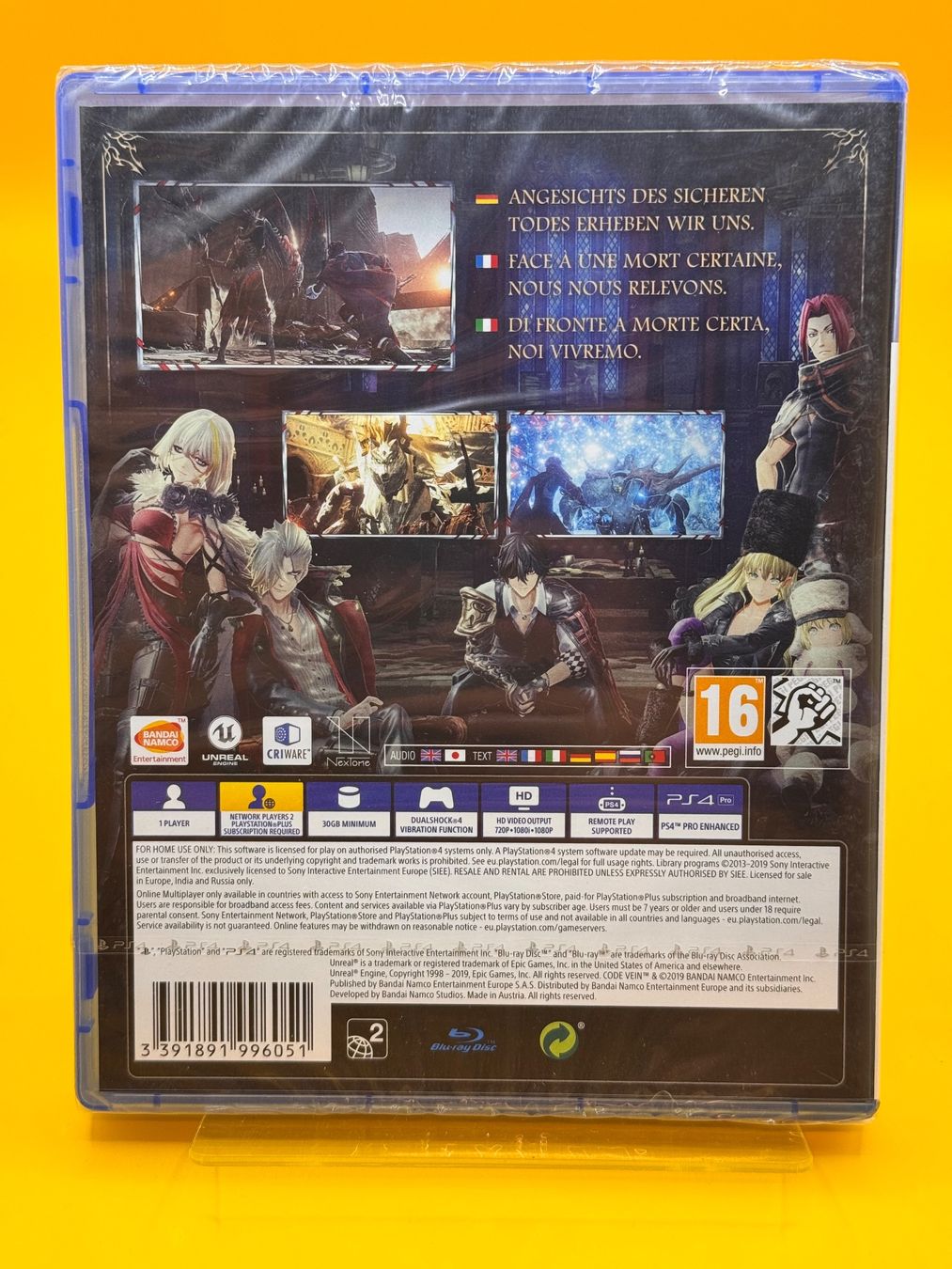 Sony Giochi: Code Vein PS4 - Action-Rollenspiel - Neuware – Nuovo e nell'imballaggio originale da Oberwil b. Zug venduto da silver2024 1