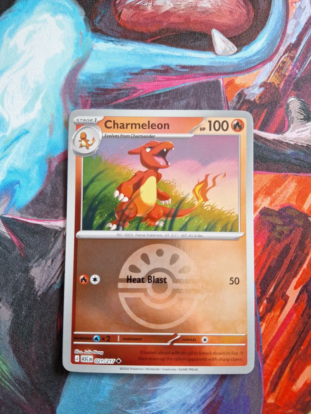 Pokémon Carte collezionabili: Charmeleon - Reverse Holo Ball - Pokemon Ascended Heroes – Usato da Altstätten SG venduto da GGsGameshop
