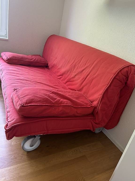 Letti: Schlafsofa 180x200cm Couch rot klappbar – Usato da Mönchaltorf venduto da JeyFischer