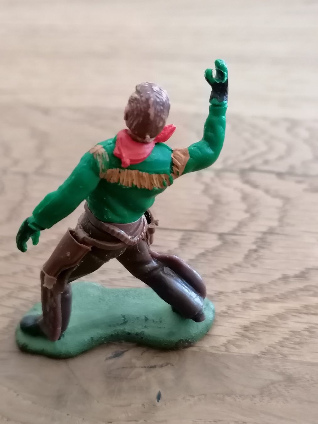 Britains Statuette: Swoppet Cowboy Plastik Figur – Usato da Basel venduto da vintagecollector 1