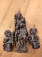 Asiatische Figuren Konvolut antike Dekoration alt