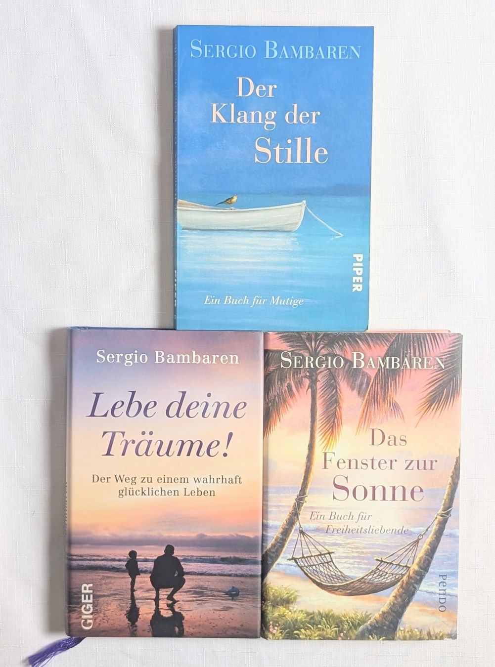 Libri: 3 Bücher von Sergio Bambaren – Nuovo (secondo la descrizione) da Wängi venduto da ABIZONE-86