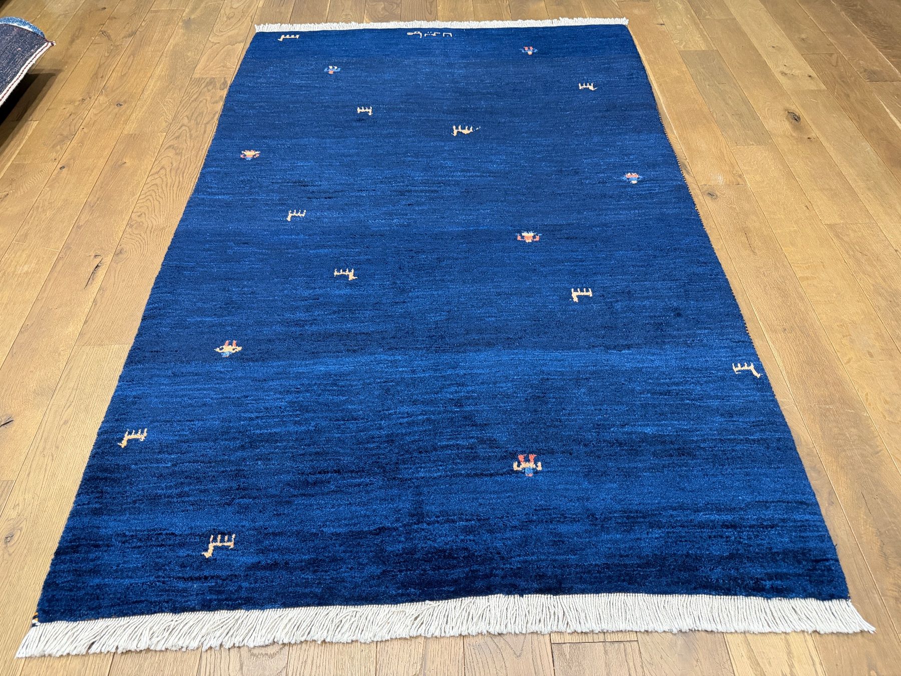 Gabbeh Teppiche: Blauer Kashkuli Gabbeh - Perserteppich – Gebraucht aus Bennau von Mayer_Carpets 6