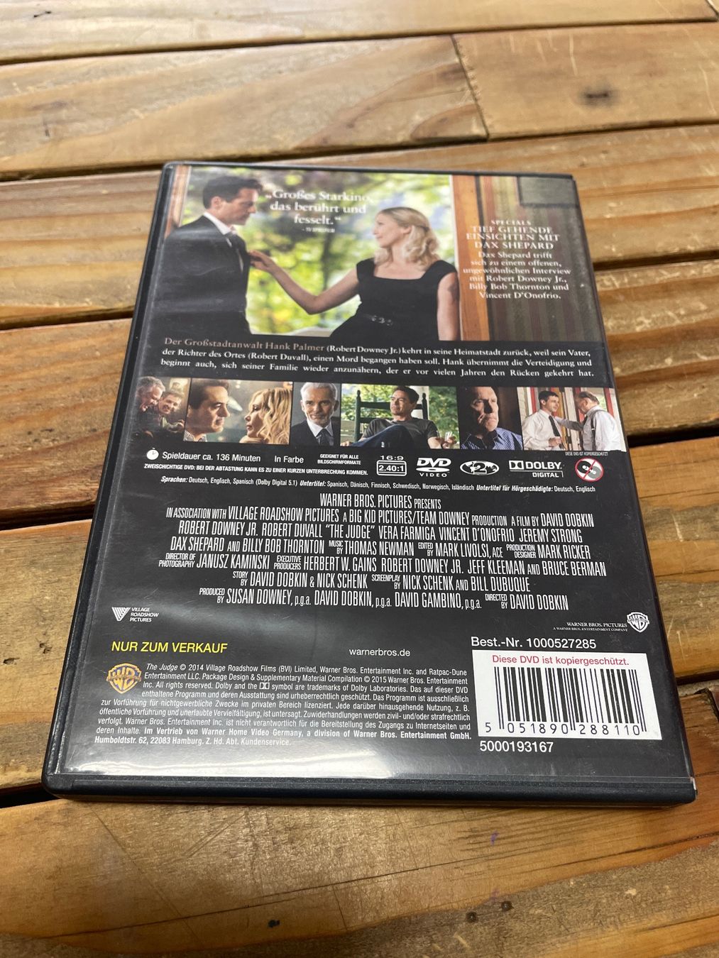 Tutti i DVDs: DVD der richter (allemand) – Usato da moudon venduto da faucheur2 1