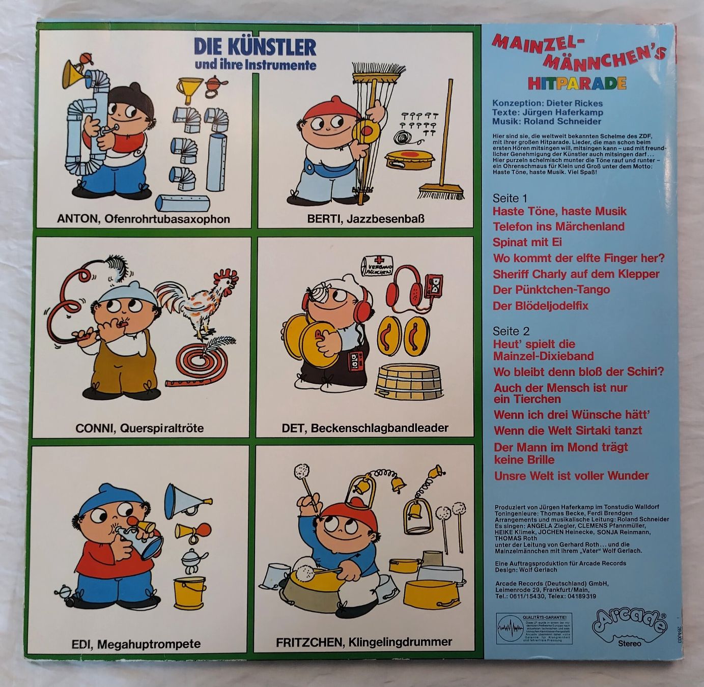 Dischi in vinile: Mainzelmännchen - Hitparade / LP mit Poster ab Fr. 10.- – Usato da Bellach venduto da JingleJerry 3