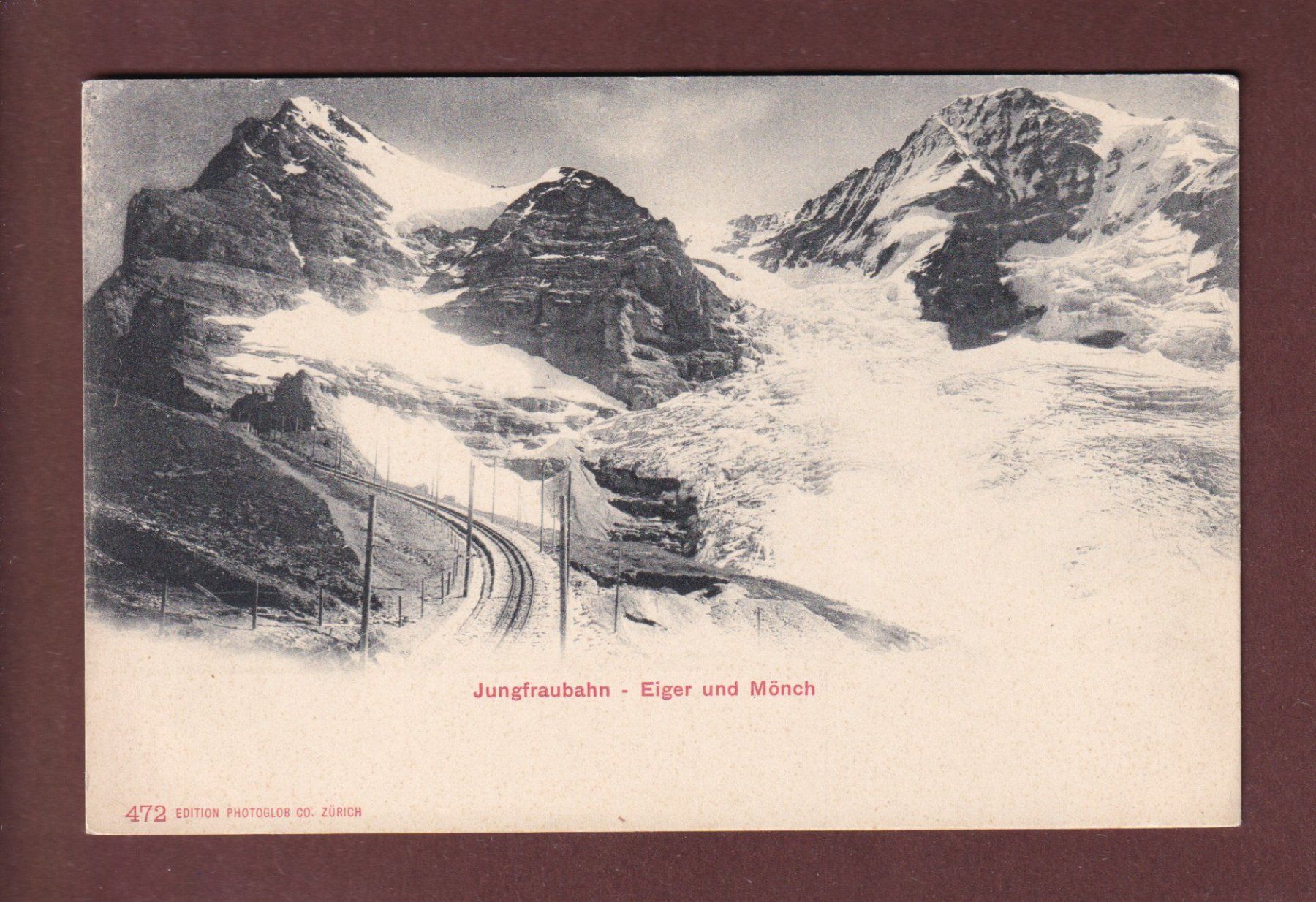 Cartes postales: Jungfraubahn - EIGER und MÖNCH – D'occasion à Pully par nicecards-shop