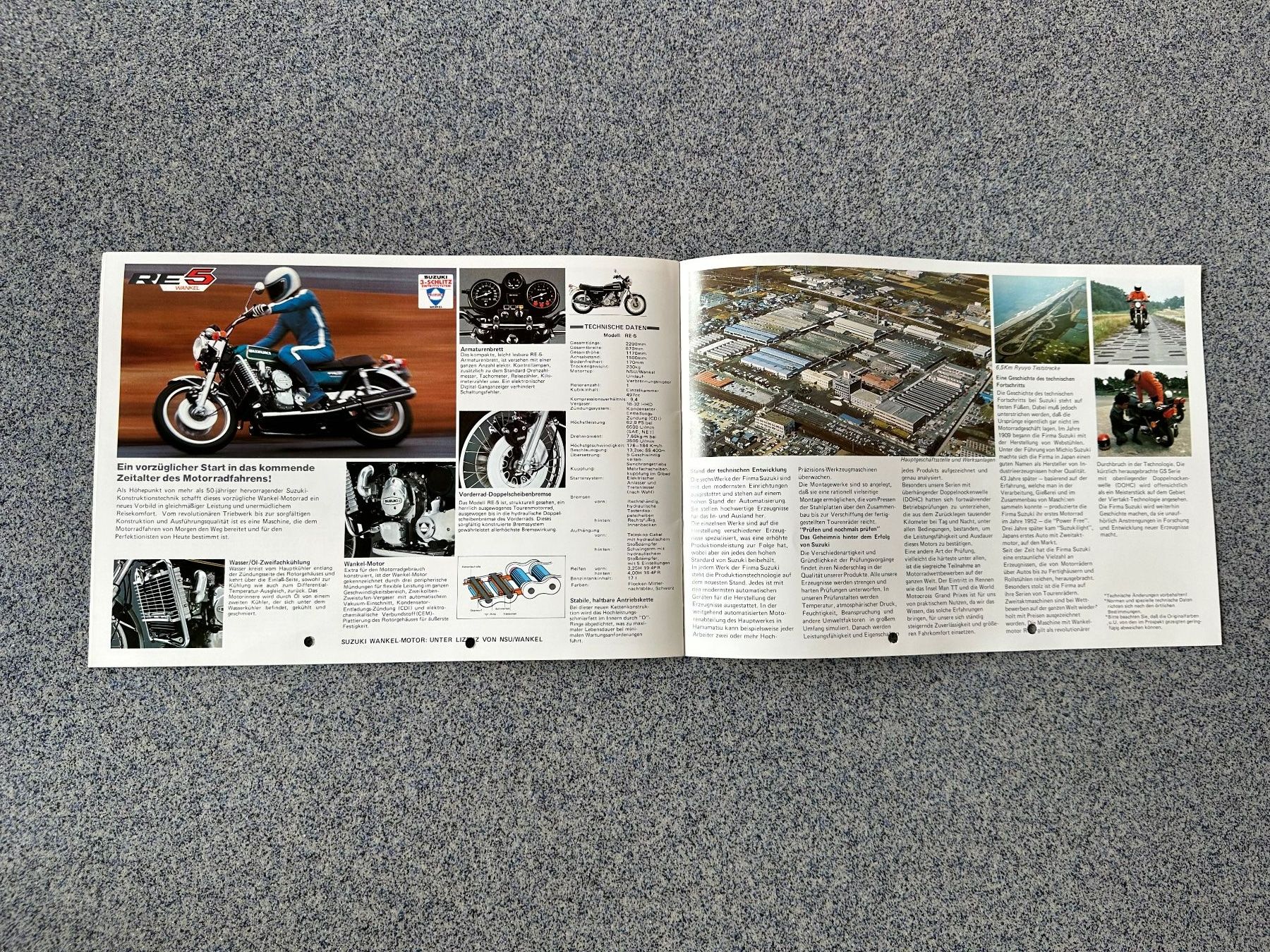 Suzuki Documenti: Prospekt  SUZUKI , 70 -er Jahre – Usato da Boswil venduto da pavo1 9