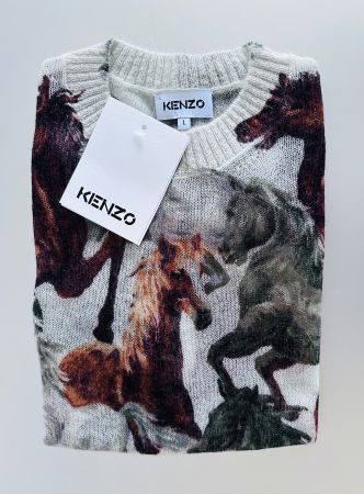 NEU > Kenzo Pferde Pulli Mohair Horse OVP