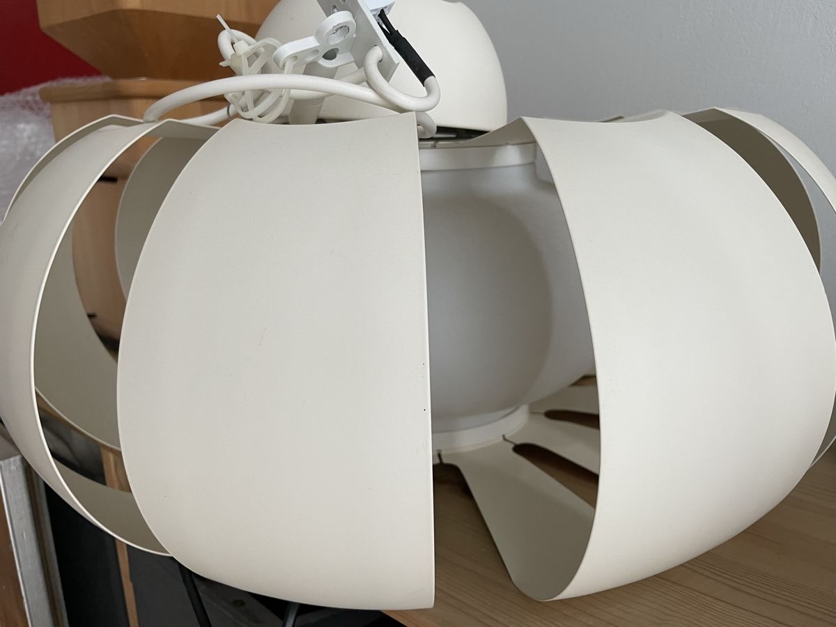 Ikea Lampadari & plafoniere: Hängelampe cremeweiss Ikea Design – Usato da Chur venduto da vintage775 3