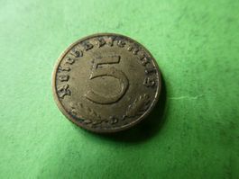 Dt. Reich 1938 D, 5 Reichspfennig
