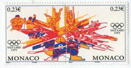 Briefmarken "Olympische Spiele". Monaco.
