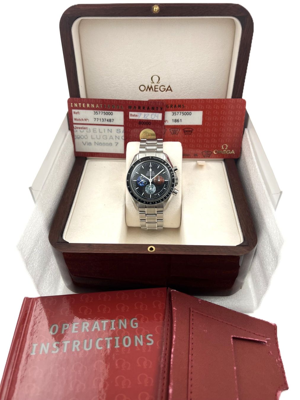 Omega Orologi: OMEGA Speedmaster Moon To Mars B&P 2004 Ref. 35775000 *3108 – Usato da Zürich venduto da luxtrade 1