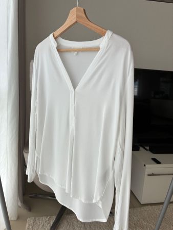 Schlupfbluse von Armedangels – Größe L | Weiss