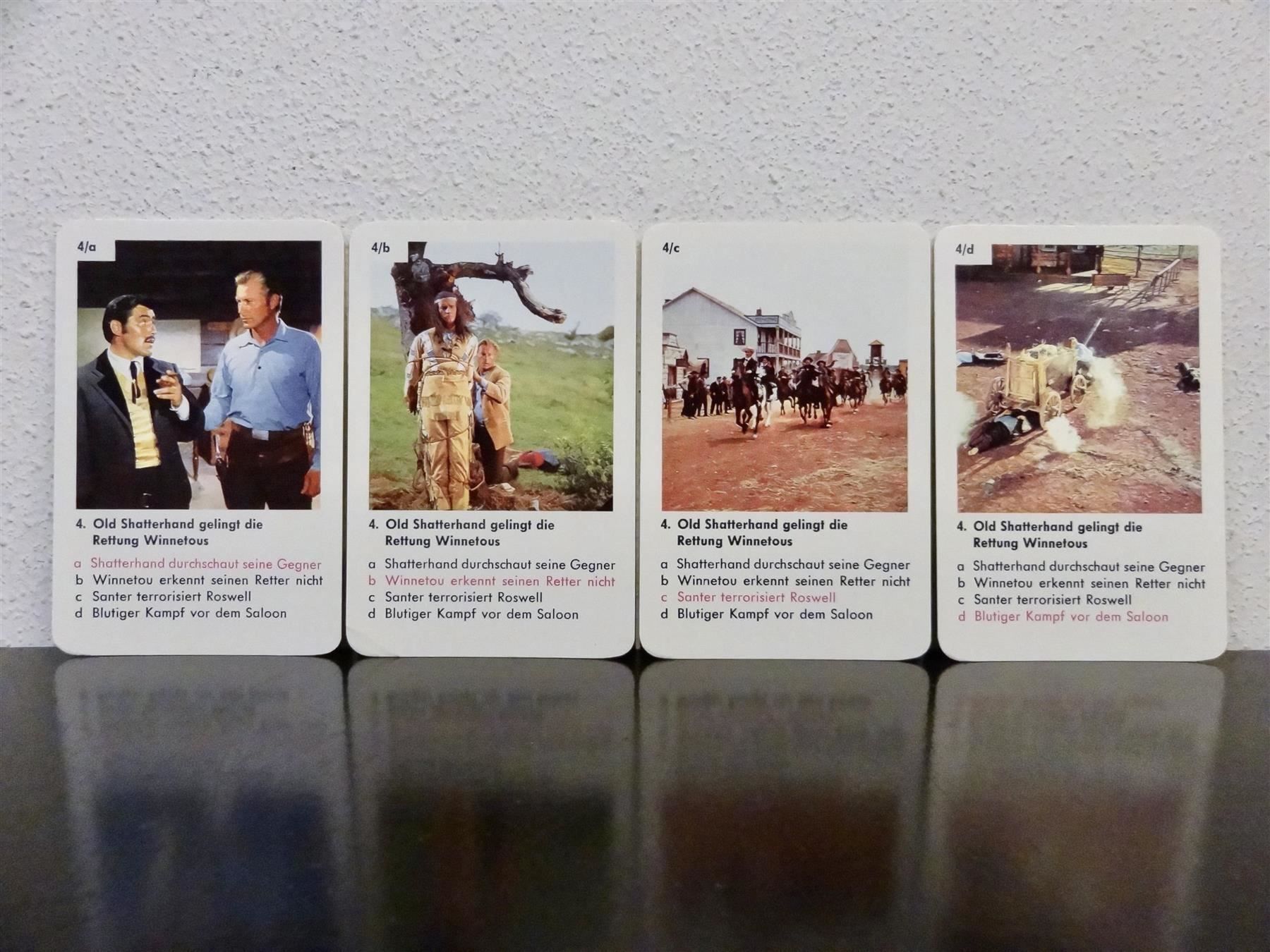 Giochi: schönes altes Quartett WINNETOU I – Usato da Kerzers venduto da wisaundso 6