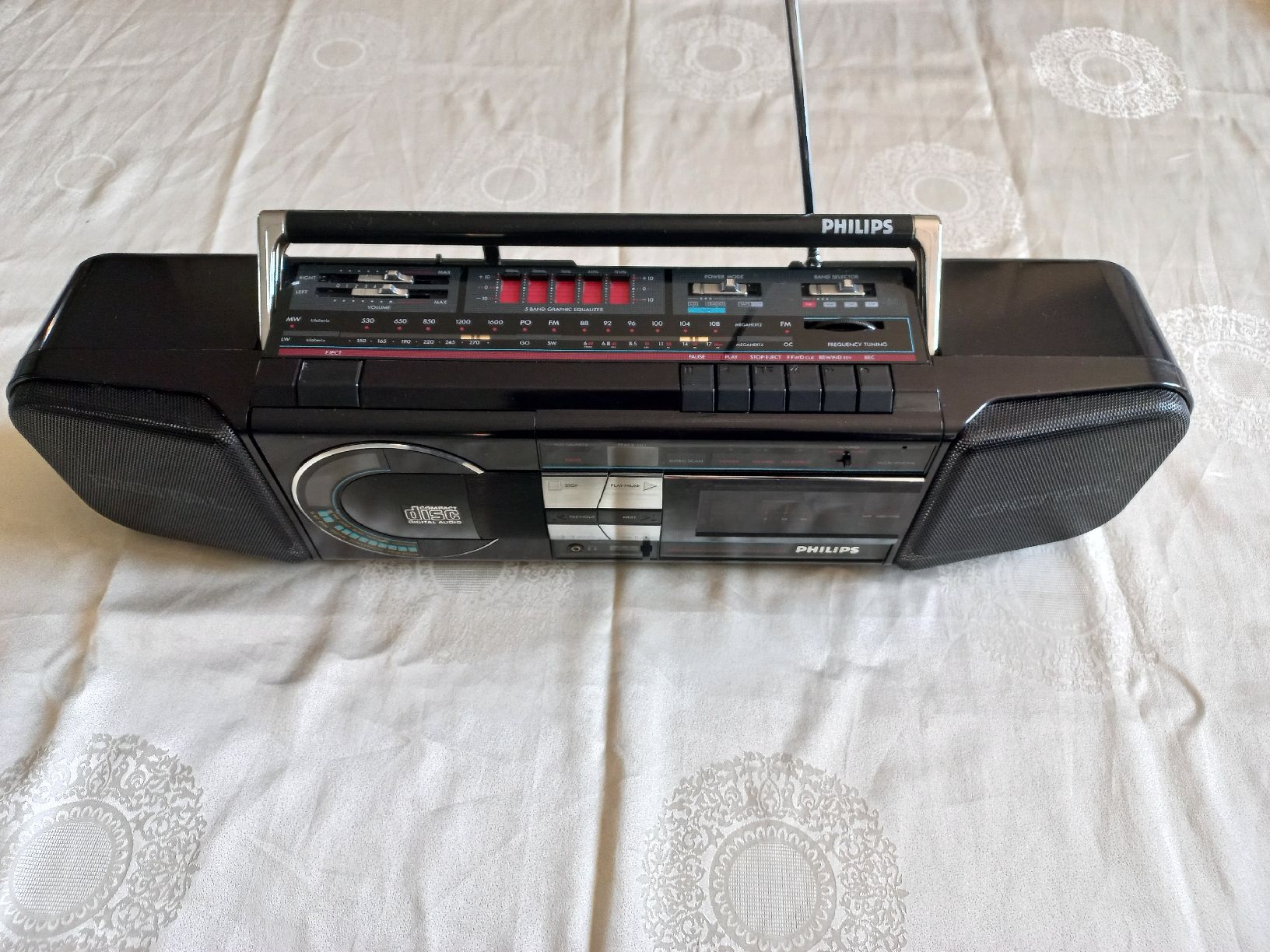 Philips Multimediaplayer & Streamer: Radio-cassette CD Philips vintage D 8884/00. – Gebraucht aus Dompierre FR von fat_xth5 1