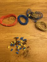 Märklin HO Elektromaterial, Litzen Stecker Männlich weiblich