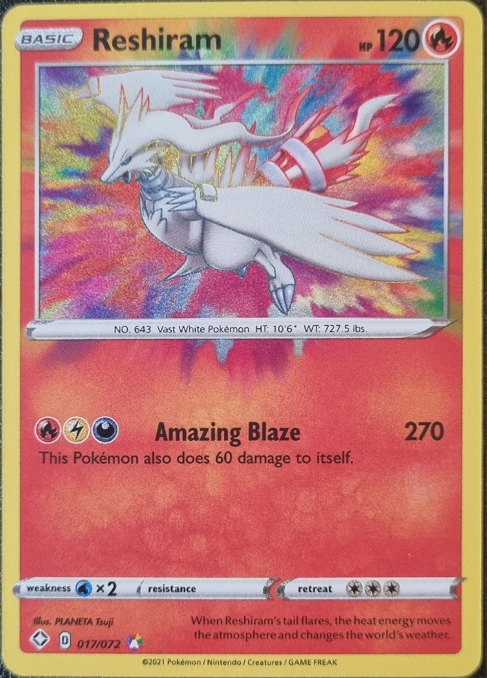 Pokémon Sammelbilder & Trading cards: Pokemon Reshiram Amazing Rare EN – Neu (gemäss Beschreibung) aus Oberbipp von ret_6hxb