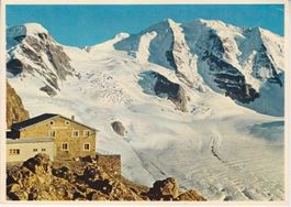 Diavolezza, Engadin, 2977m.ü.M. mit Piz Palü 3912m.ü.M.