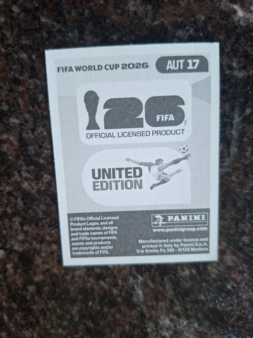 Panini Carte collezionabili: Panini WM 2026 Patrick Wimmer Sticker AUT 17 – Nuovo (secondo la descrizione) da Erlinsbach venduto da pfunky 1